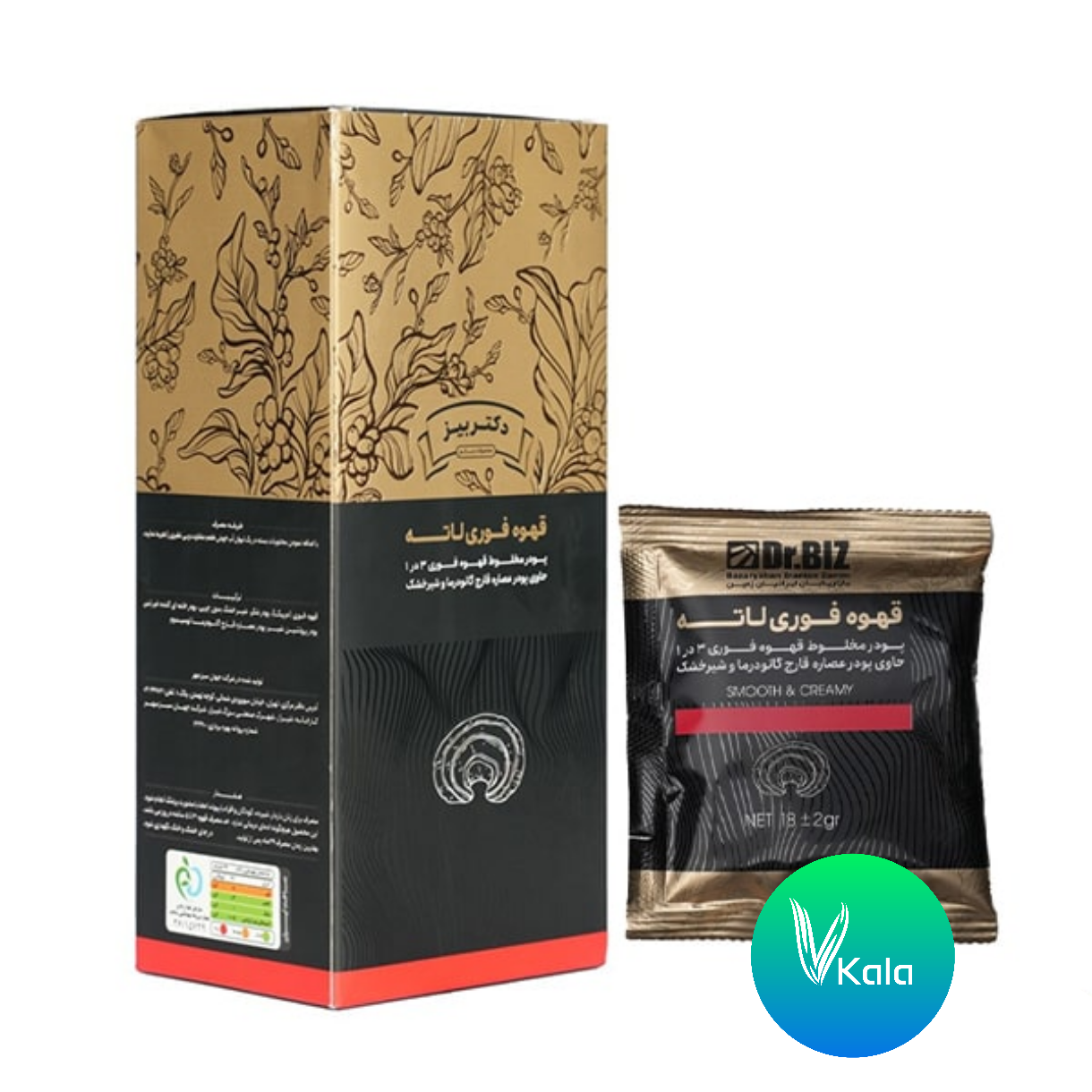 قهوه لاته گانودرما ۲۰عددی دکتر بیز(Ganoderma Coffee Latte)