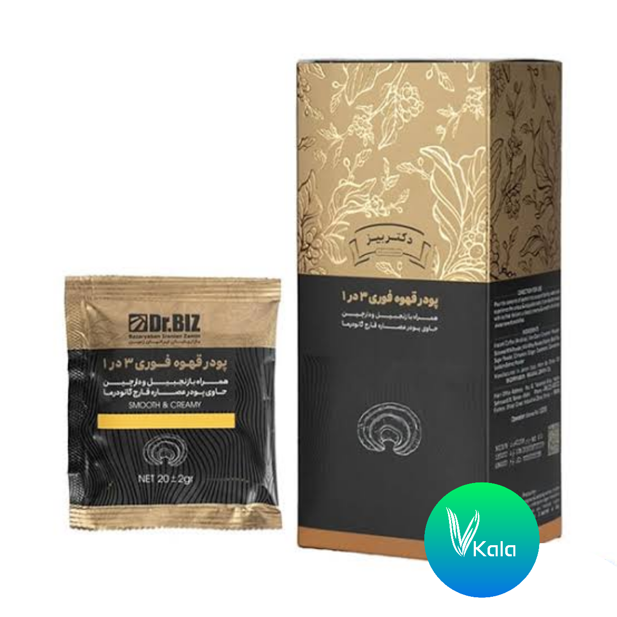 قهوه ماسالا گانودرما ۲۰ عددی دکتر بیز(Ganoderma Coffee Masala)