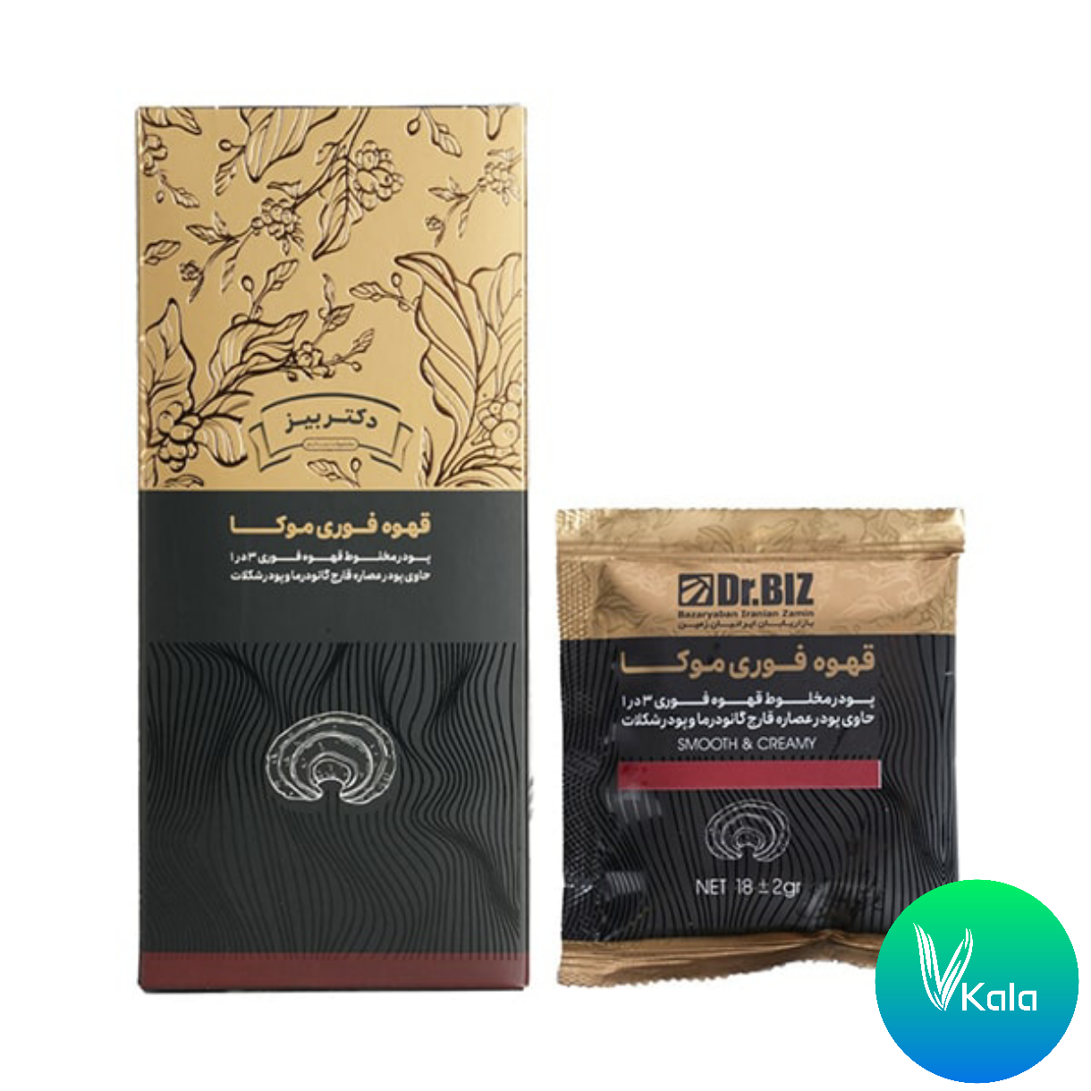 قهوه موکا گانودرما ۲۰ عددی دکتر بیز(Ganoderma Coffee Mocha)